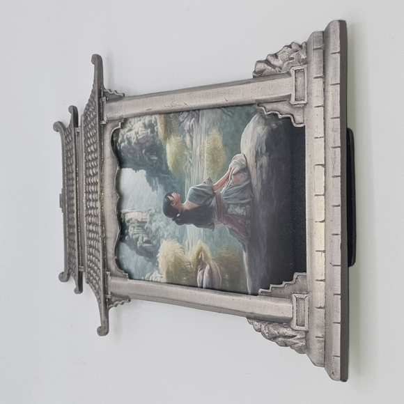 Samurai Temple Framed Art Woman Meditating‎ Fantasy Oil Painting Print - Picture 9 of 12